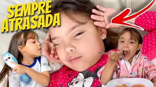 SE ARRUME COMIGO PARA ESCOLA | rotina escolar