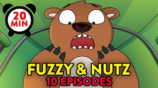 Fuzzy & Nutz English Compilation | 10 Episodes (20 Minutes)