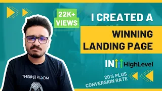 Create A HIGHLY CONVERTING LANDING PAGE in GoHighLevel 🤑 | GoHighLevel Funnel Builder Tutorial