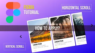 Horizontal and Vertical Scroll | Figma Tutorial | Prototyping
