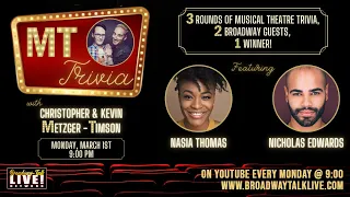 MT Trivia - Episode 28 - Nasia Thomas and Nicholas Edwards