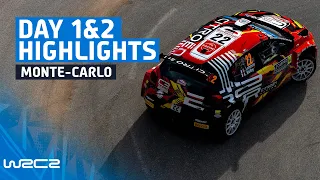 WRC2 Day 1+2 Highlights | WRC Rallye Monte-Carlo 2023