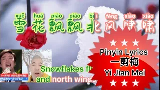 一剪梅 拼音歌词 英语歌词 中文歌词 Yi Jian Mei( Xue Hua Piao Piao) Pinyin Lyrics, English Lyrics, Chinese Lyrics.