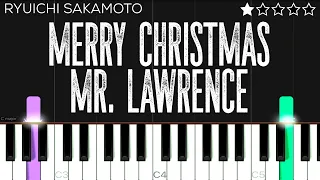 Ryuichi Sakamoto - Merry Christmas Mr. Lawrence | EASY Piano Tutorial