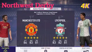 FIFA 18 Gameplay [PS5 4K] Northwest Derby-Manchester United vs Liverpool-Premier League [EA SPORTS]