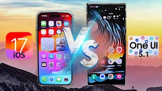 Apple iOS 17 vs Samsung One UI 5.1: Which Has the Best Animations and User Interface?