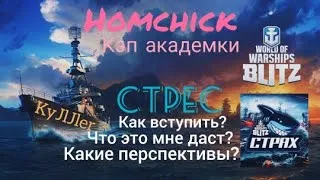 WOWS BLITZ Флот СТРАХ: Stream с Homchick, кэп флота СТРЕС