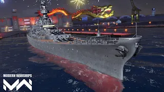 Modern Warships: Buying USS MISSOURI with 50% gold discount.