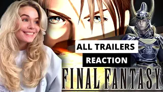 NEW FINAL FANTASY FAN REACTS TO ALL CINEMATIC TRAILERS (FIRST TIME)