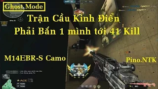 Bình Luận Ghost | M14EBR-S Camo - Trận Chiến Vật Vã Khi Phải Bắn 1 Mình | Pino.NTK ✔