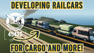 Building RAILCARS to work with my LOCOMOTIVE in Stormworks