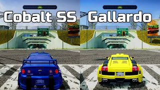 NFS Most Wanted: Chevrolet Cobalt SS vs Lamborghini Gallardo - Drag Race