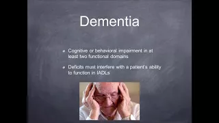 Dementia Screening