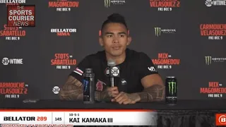 Bellator 289 Post Fight: Kai Kamaka III on Beating Kevin Boehm