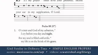 INTROIT • 32nd Sunday in Ordinary Time • SIMPLE ENGLISH PROPERS