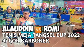 Skill main yang bikin lawan tak berkutik Alauddin 🆚 Romi Ito | Tenis Meja