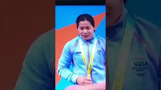 Bindyarani Devi wins Silver medal for India | #commonwealthgames2022 | #reels | #sports |