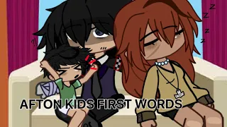 Afton Kids First Words || AFTON FAMILY || FNAF GACHA ||