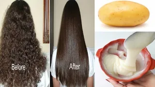 1 potato will transform your hair from frizzy and rough to straight and silky forever