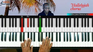 How to play ''Hallelujah chorus'' Beginner Piano Level 3