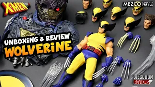 WOLVERINE Deluxe Mezco X-Men Unboxing e Review BR / DiegoHDM