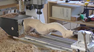 Carved legs with CNC. Изготовление резной ножки на ЧПУ