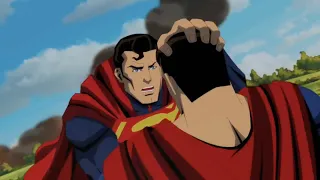 Superman [Earth-22] vs. Superman [Earth-1] Fight Scene [Ending Scene] | Injustice (2021)💔