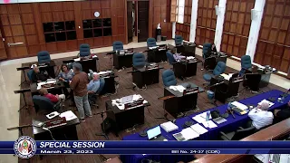 The 37th Guam Legislature First Special Session - March 23, 2023 - PT.1
