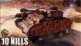 Pz.Kpfw. IV Ausf. H медаль Николса  🌟 10 ФРАГОВ 🌟 World of Tanks лучший бой на ст 5 уровень