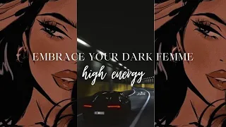 Embrace Your Dark Feminine | High Energy Music for Motivation #darkfeminineenergy #girlaesthetic