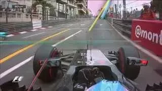 OnBoard Honda Engine Failure on Mclaren's Fernando Alonso,Q2 Monaco GP 2015