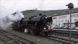 Rüdesheim am Rhein 4.12.2022 : Dampfsonderzug 52 4867 "Rüdesheimer Christkind"