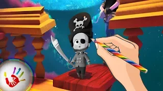 The Boss Baby In The Role Pirate Coloring Pages Video For Kids Coloring Kiddy