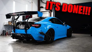 I BUILT MY DREAM CAR AT 21 YEARS OLD! SAY HELLO TO MY BAGGED WIDEBODY PANDEM V3 FRS!!!