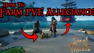 How To Rank up your Guardian or Servant Allegiance Using PVE in Sea of Thieves