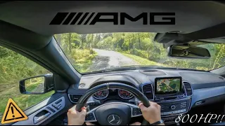 GRAZZY *800HP* Mercedes GLE 63S AMG (POV) B-Road