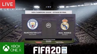 FIFA 20:  MANCHESTER X REAL MADRID - OITAVAS DE FINAL - UEFA CHAMPIONS LEAGUE XBOX ONE X