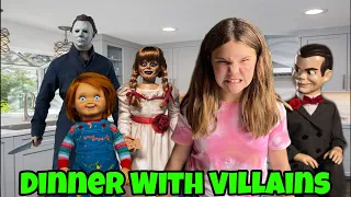 The Best Of Dinner With Villains! Starring Slappy, Chucky, Annabelle, and Michael
