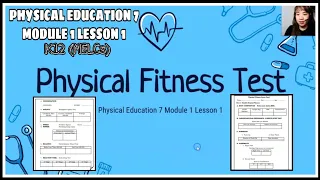 MAPEH Physical Education 7 Module Lesson 1 : Physical Fitness | CJSsaem