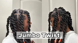 How To: Large Jumbo Twist || Beginner Friendly Hairstyle | ProtectiveStyle