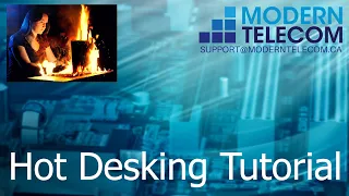 Hot Desking Tutorial - logging into your phone extension from any Modern Telecom phone