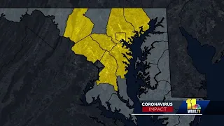 COVID-19 restrictions to get more strict in Maryland's largest counties