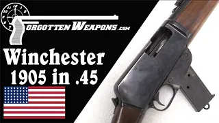But Does it Take 1911 Mags? Prototype Winchester 1905SL in .45 ACP