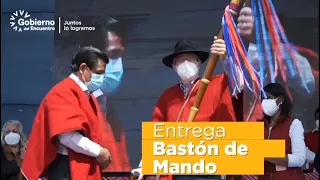 Entrega de Bastón de Mando | Presidencia del Ecuador