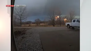 13Raw: Watch from inside a Runnells home as a tornado makes a direct hit