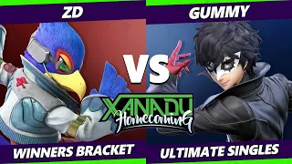 Xanadu Homecoming - ZD (Falco) Vs. GUMMY (Mii Swordfighter, Joker) Smash Ultimate - SSBU