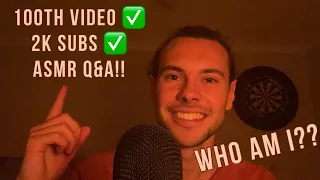ASMR Q&A special!! 100 minutes of ASMR for my 100th video (almost)