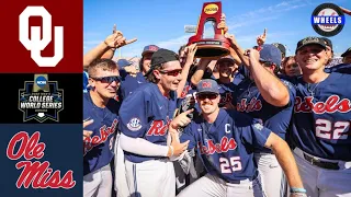 Ole Miss vs Oklahoma (AMAZING GAME!) | College World Series Finals Game 2 | 2022 College Baseball