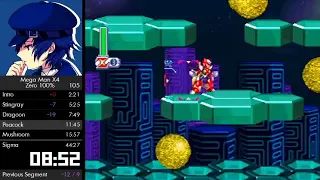 Mega Man X4 - Zero 100% Speedrun In 43:49 (PS1) (outdated)