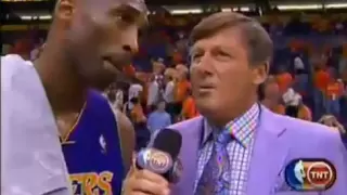 Kobe Bryant On Sasha Vujacic "I'm Going To Kill Him" to TNT Craig Sager..Lakers vs. Suns